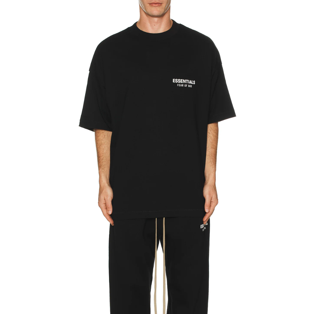 Jersey Crewneck T-Shirt Black