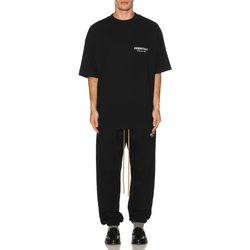 Jersey Crewneck T-Shirt Black