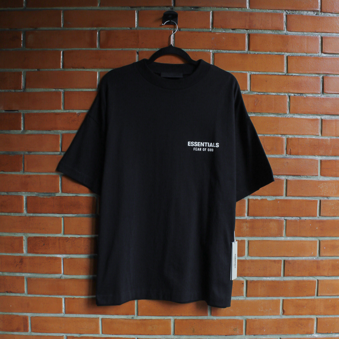 Jersey Crewneck T-Shirt Black