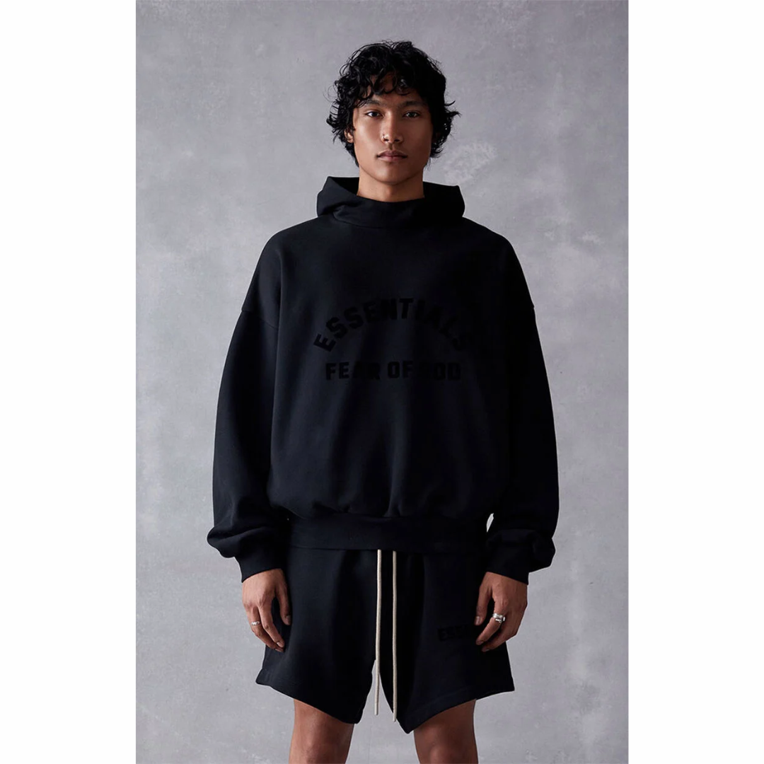 Jet Black Hoodie Core SS23