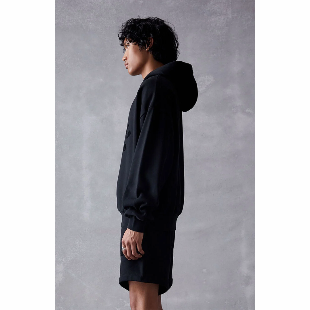 Jet Black Hoodie Core SS23