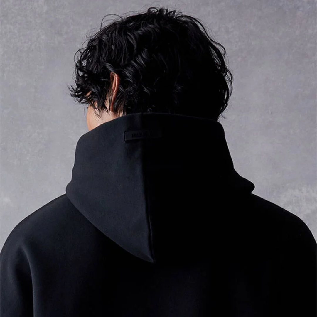 Jet Black Hoodie Core SS23