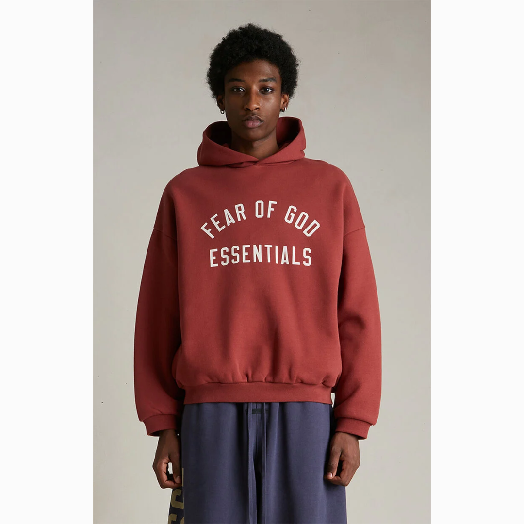 Fleece Hoodie Crimson