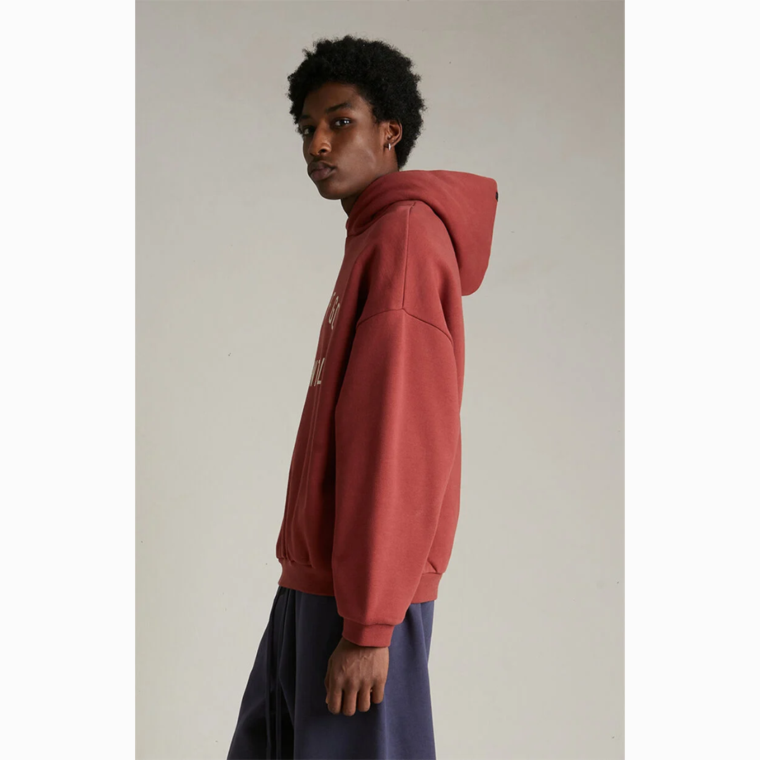 Fleece Hoodie Crimson