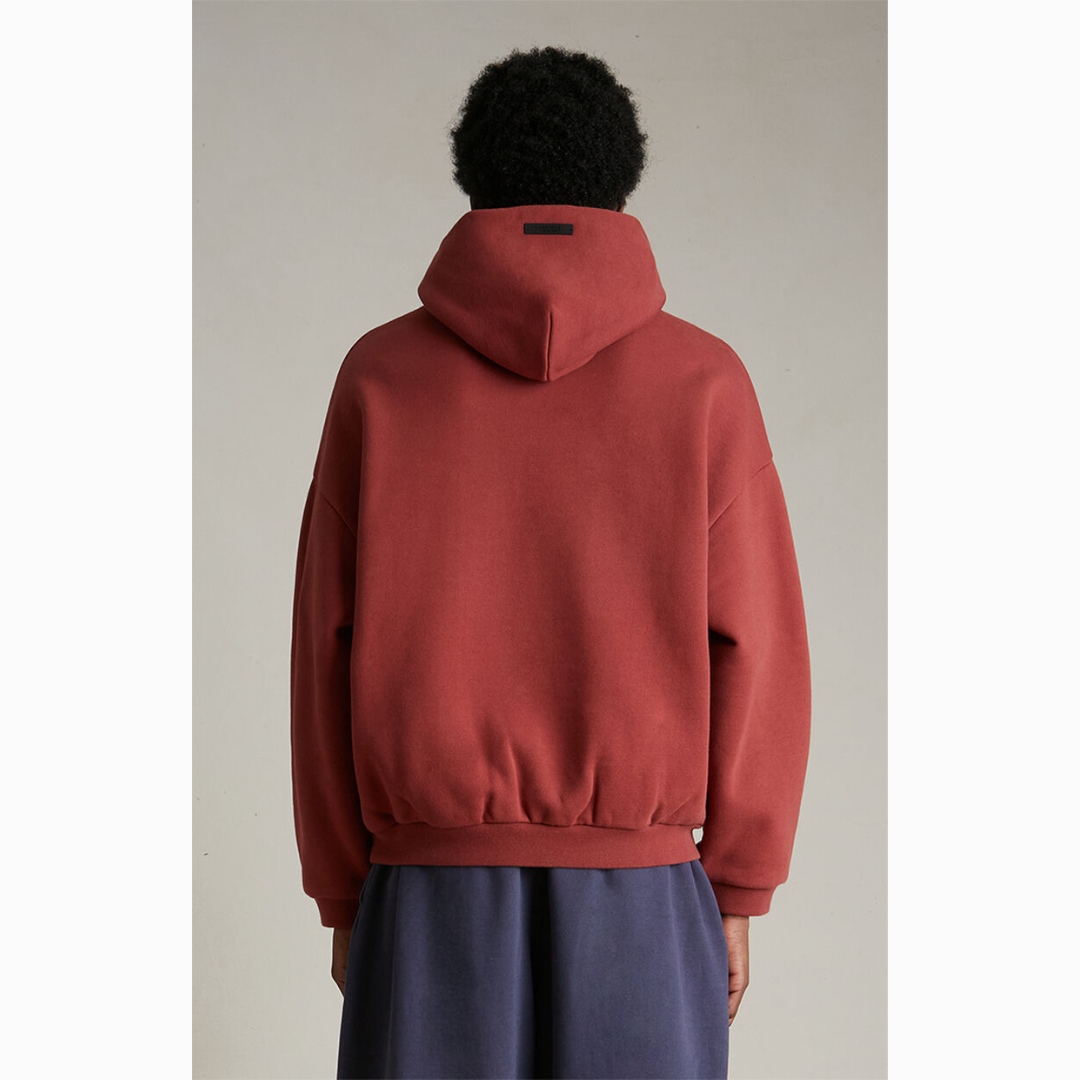 Fleece Hoodie Crimson