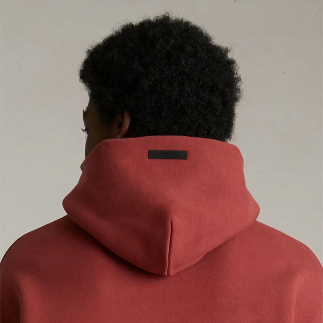 Fleece Hoodie Crimson
