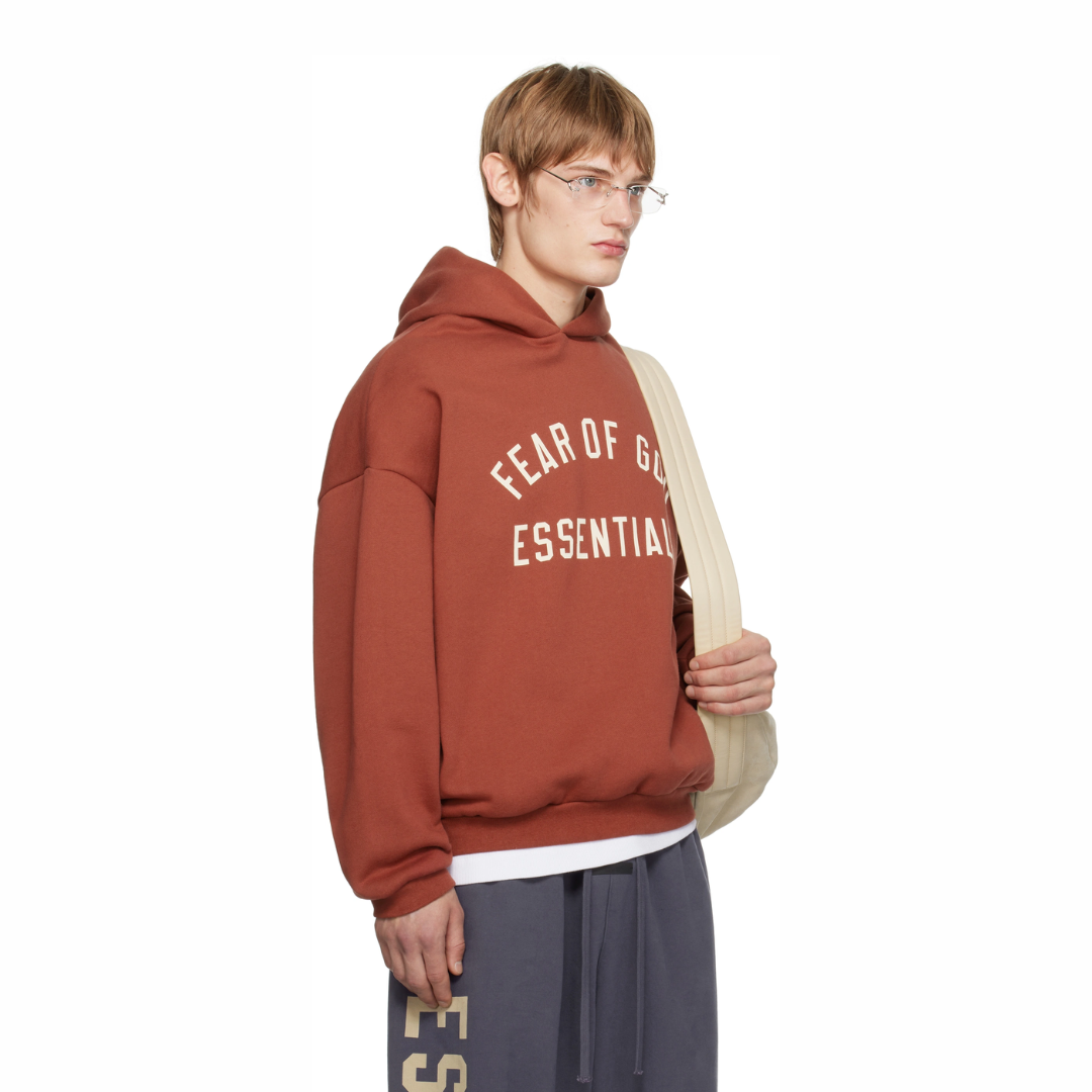 Fleece Hoodie Crimson