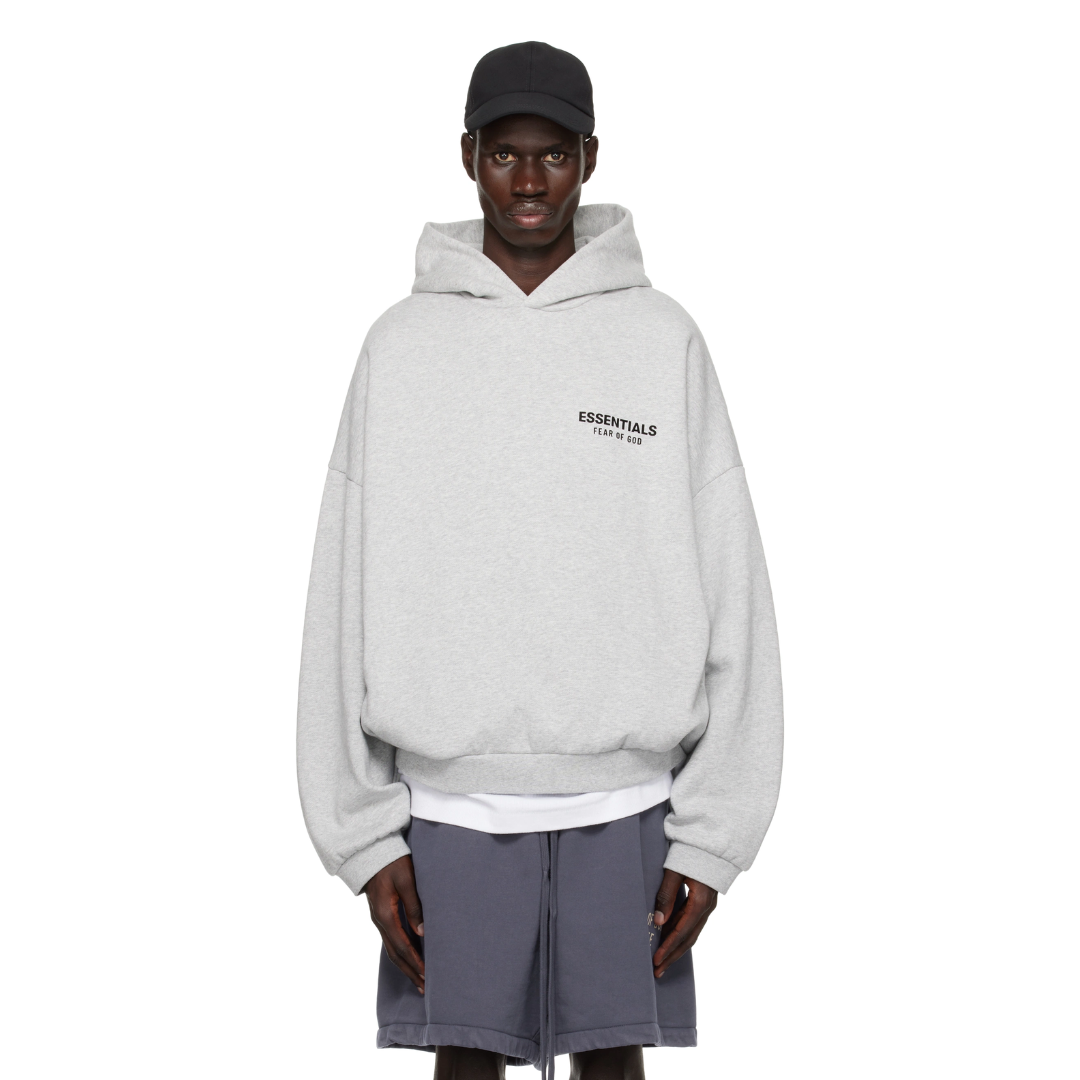 Grey Fleece Hoodie FW24