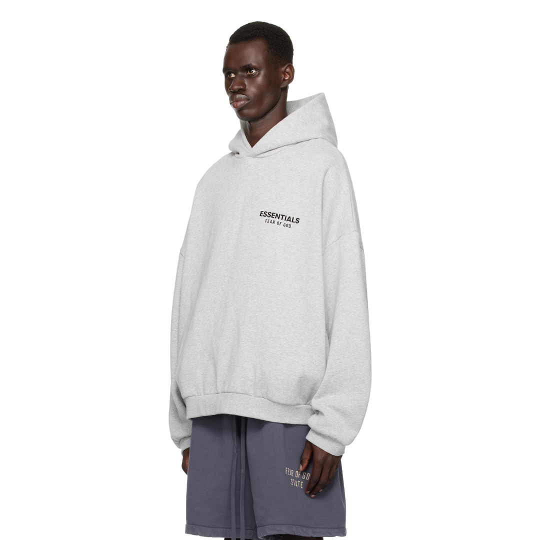 Grey Fleece Hoodie FW24