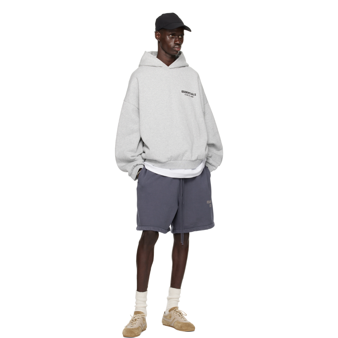 Grey Fleece Hoodie FW24