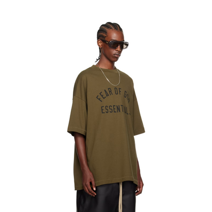 Olive Crew Neck T-Shirt