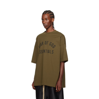 Olive Crew Neck T-Shirt