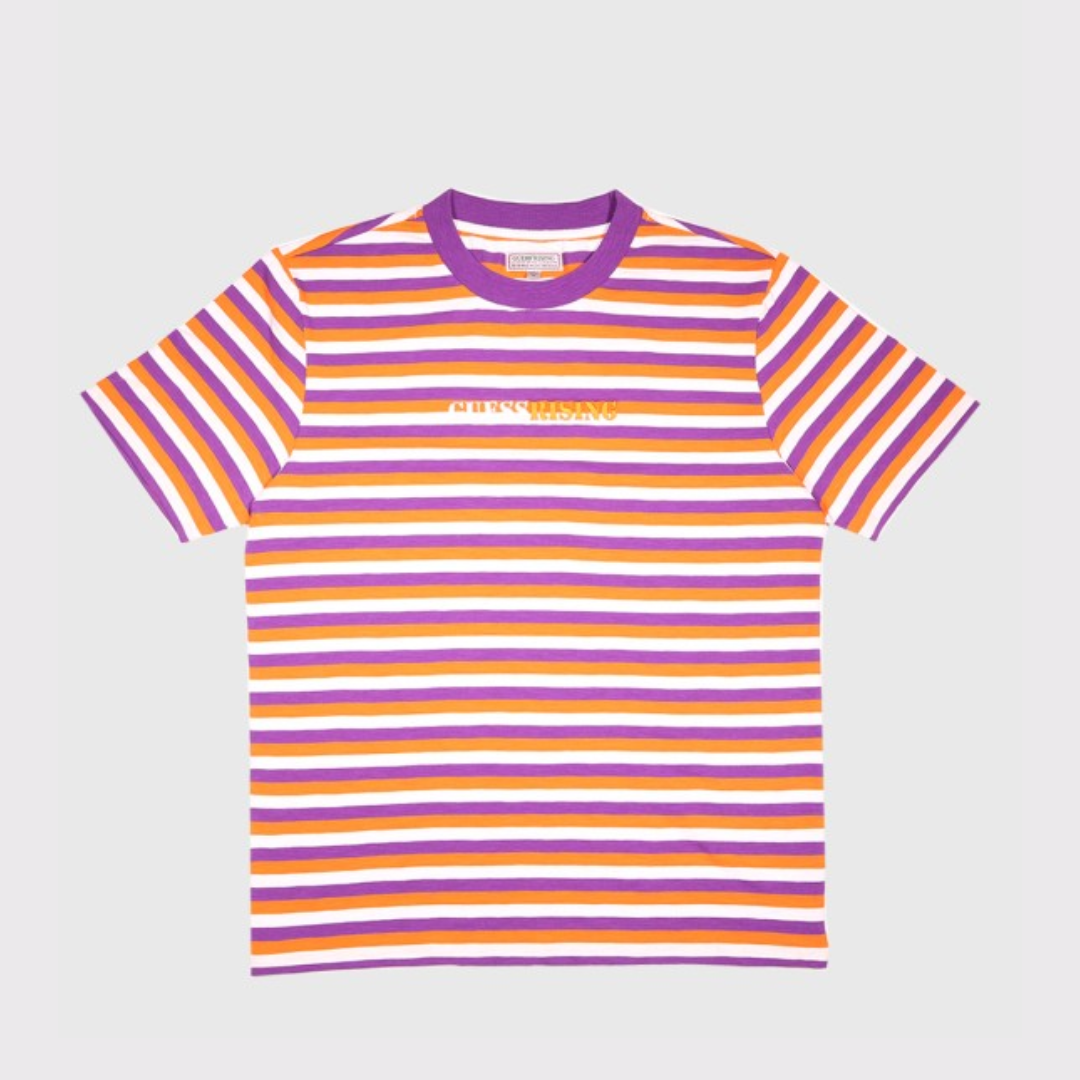 Guess x 88Rising Stripes T-Shirt Purple