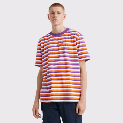 Guess x 88Rising Stripes T-Shirt Purple