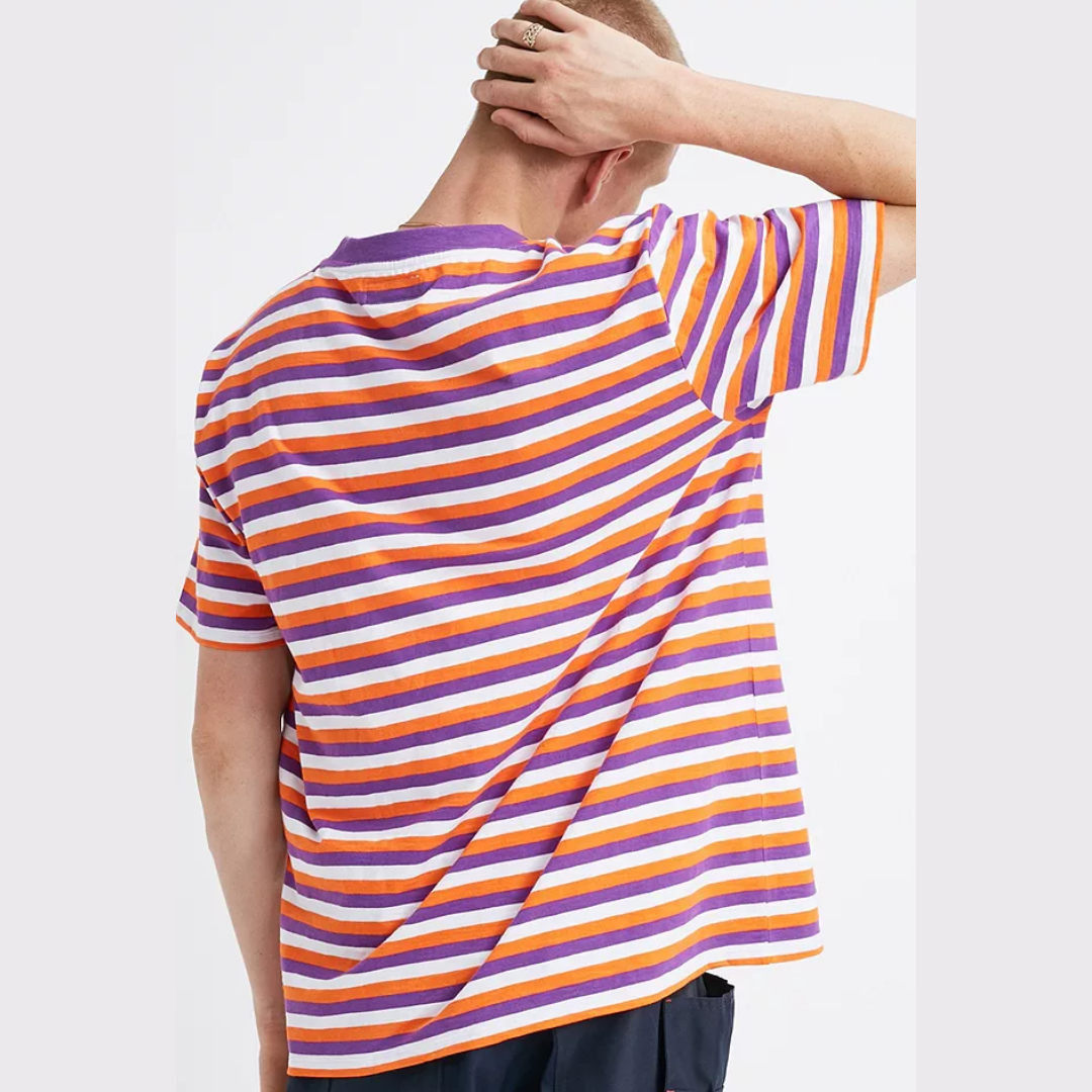 Guess x 88Rising Stripes T-Shirt Purple