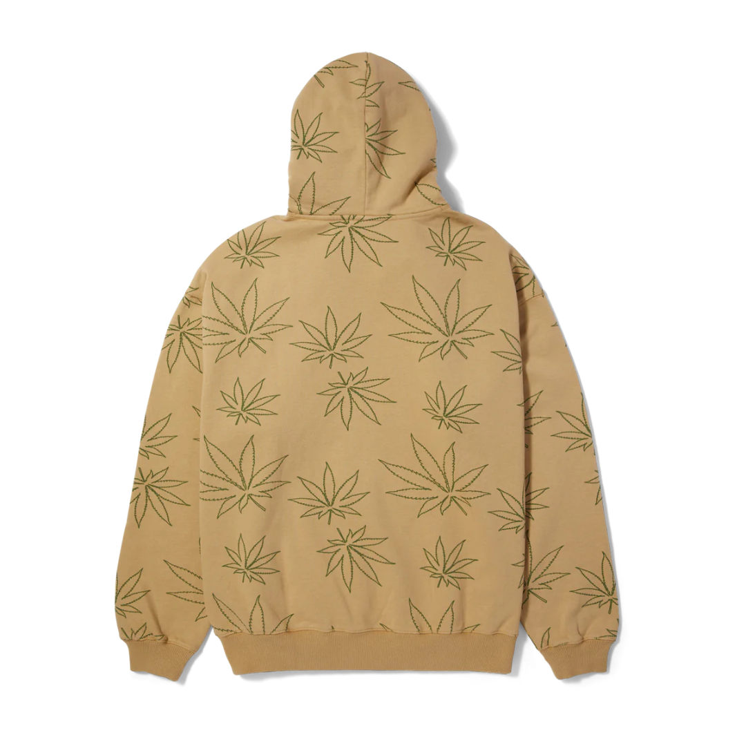 HUF Plantlife Fleece Hoodie Oatmeal