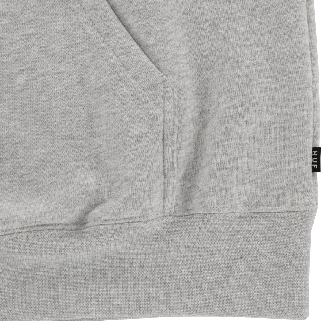 HUF Street Level P/O Hoodie Heather Grey