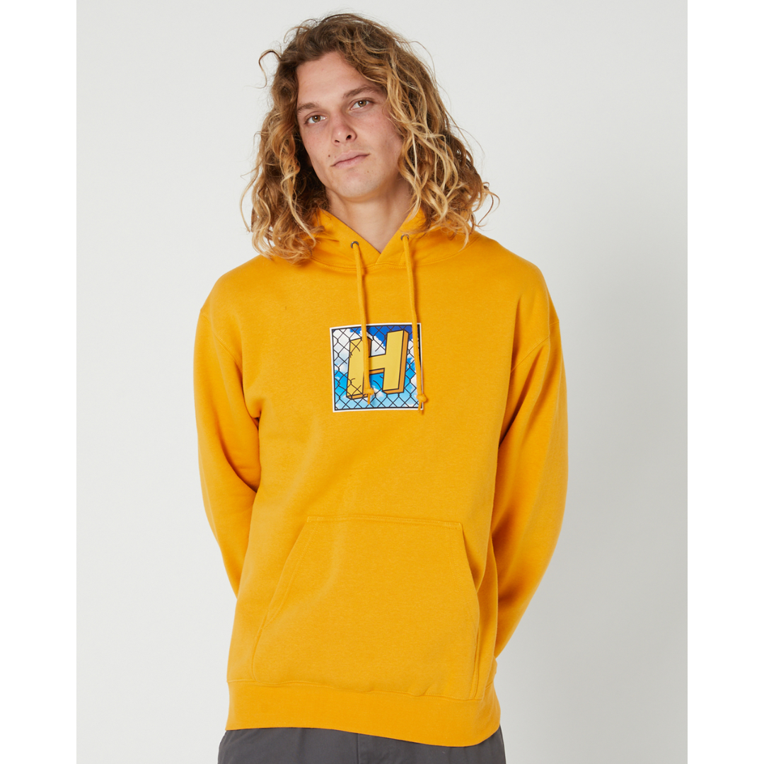 HUF Tresspass Pullover Hoodie Gold