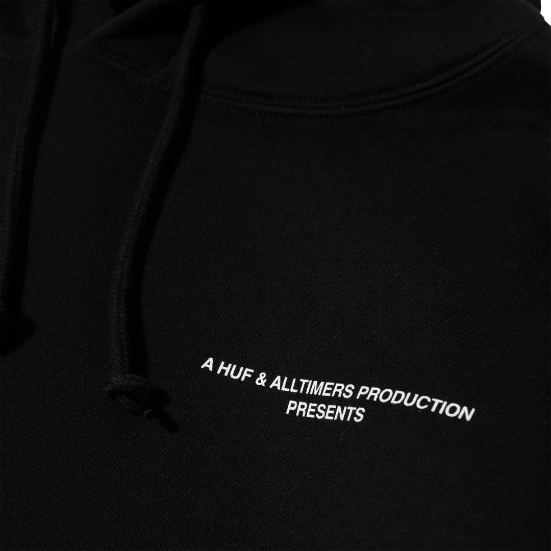 HUF x Alltimers Coast 2 Coast Pullover Hoodie Black