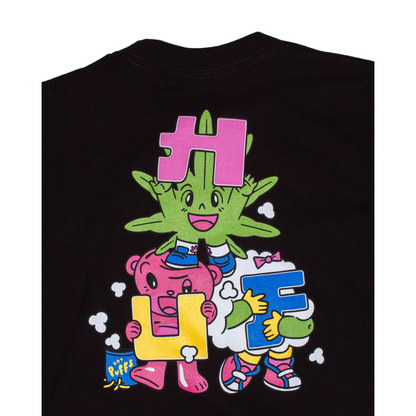 HUF Kawaii Triple Triangle T-Shirt Black