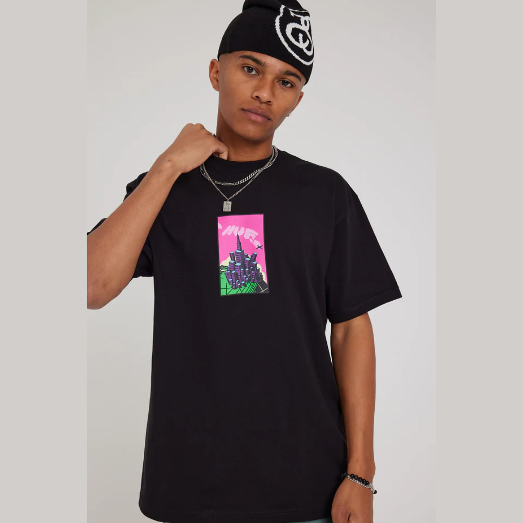 Huf Tee Sky Is The Limit Black