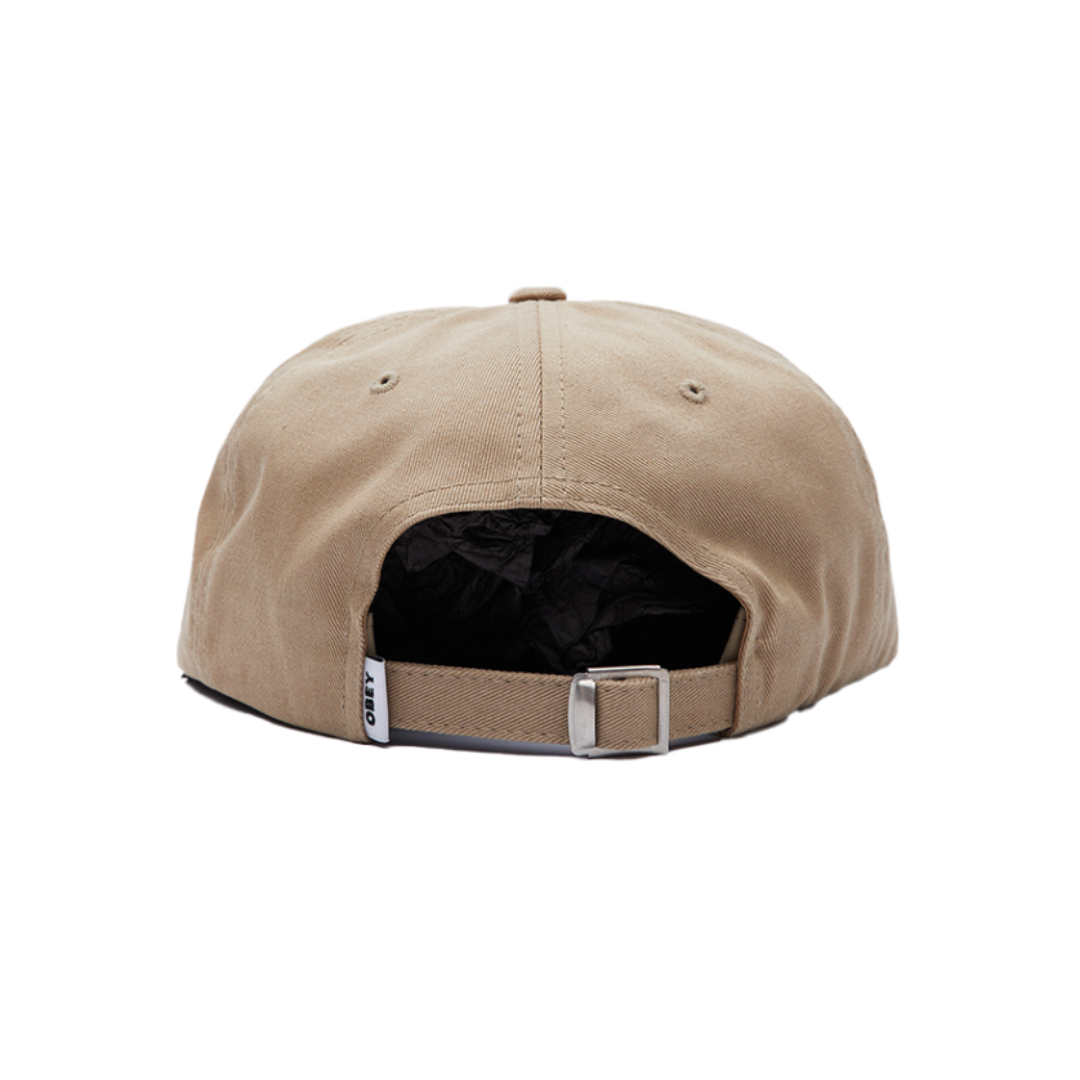 Icon Face 6 Panel Strapback Khaki