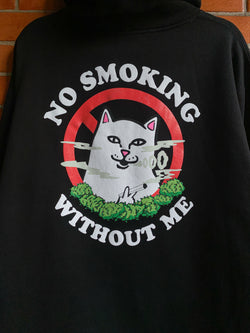 No Smoking Hoodie ( Black)