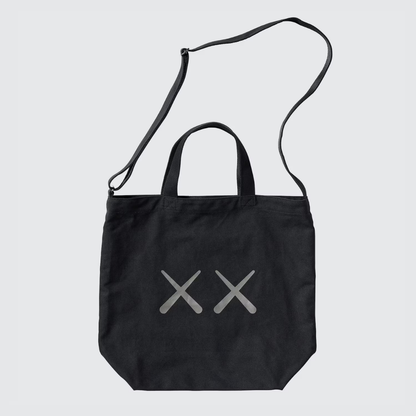 KAWS + Warhol 2Way Tote Bag Black