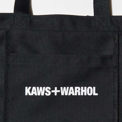 KAWS + Warhol 2Way Tote Bag Black