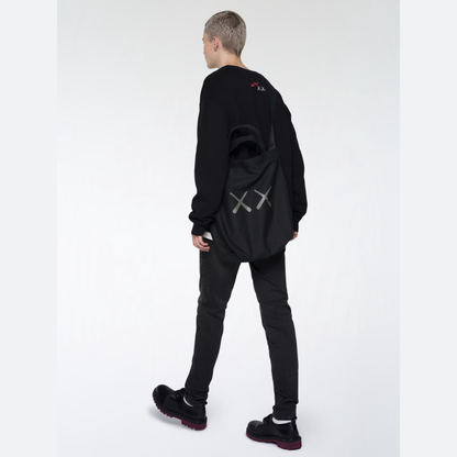 KAWS + Warhol 2Way Tote Bag Black