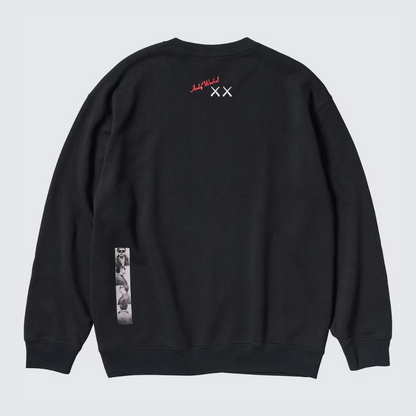 KAWS + Warhol Graphic Sweatshirt Black