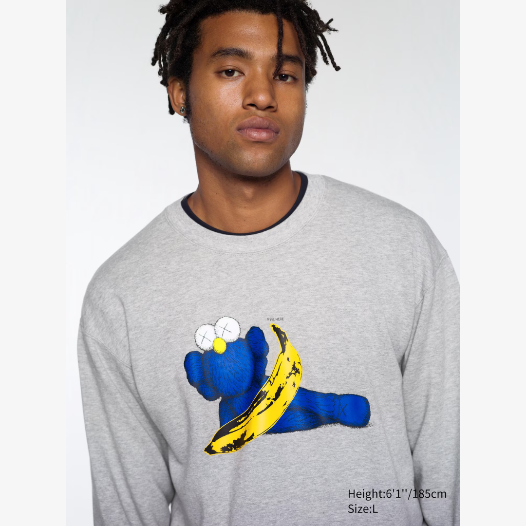 KAWS + Warhol Graphic Sweatshirt