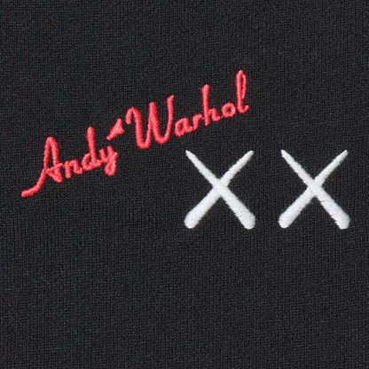 KAWS + Warhol Graphic Sweatshirt Black