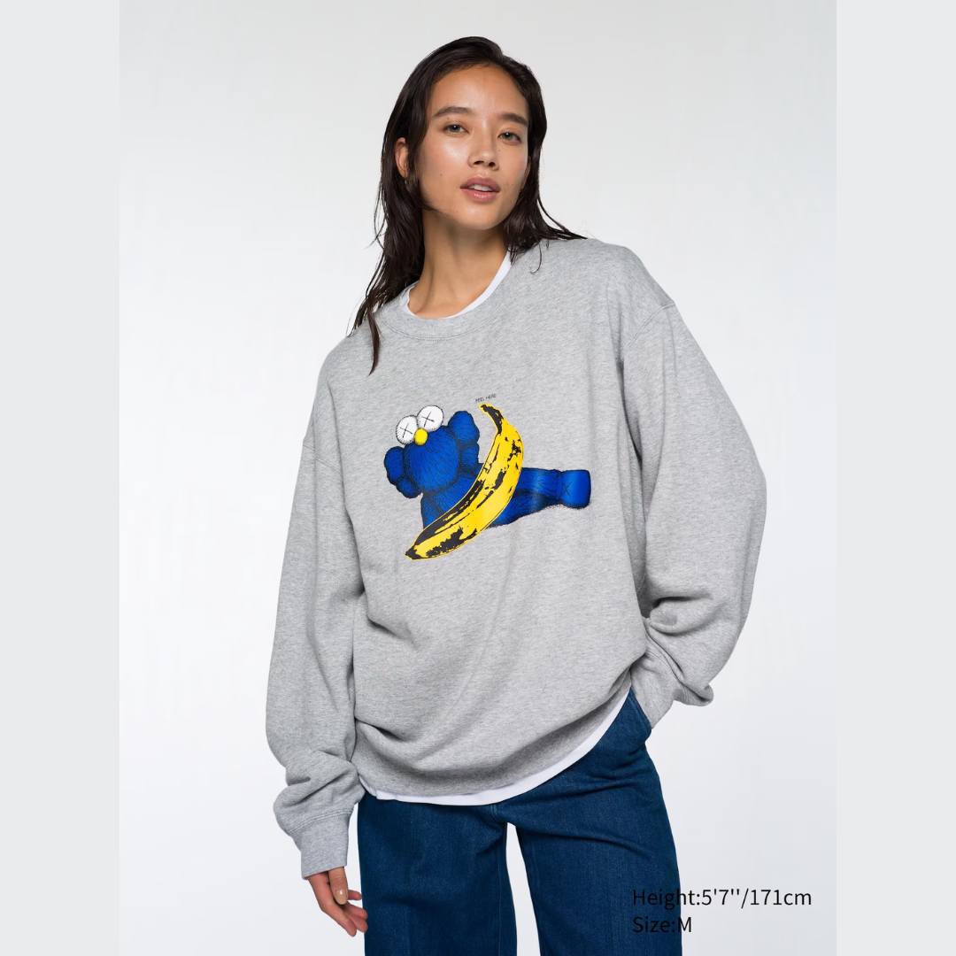 KAWS + Warhol Graphic Sweatshirt