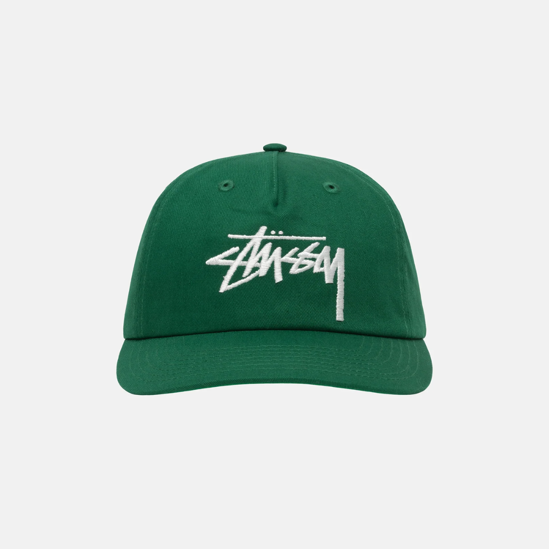 Mid-Depth Big Stock Snapback Green