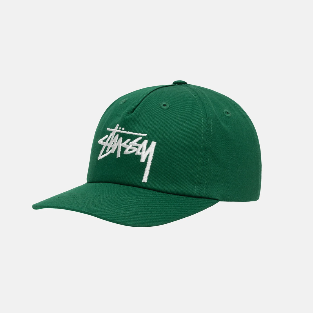 Mid-Depth Big Stock Snapback Green