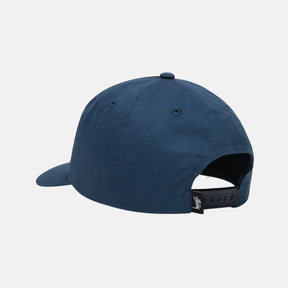 Mid-Depth Big Stock Snapback Navy