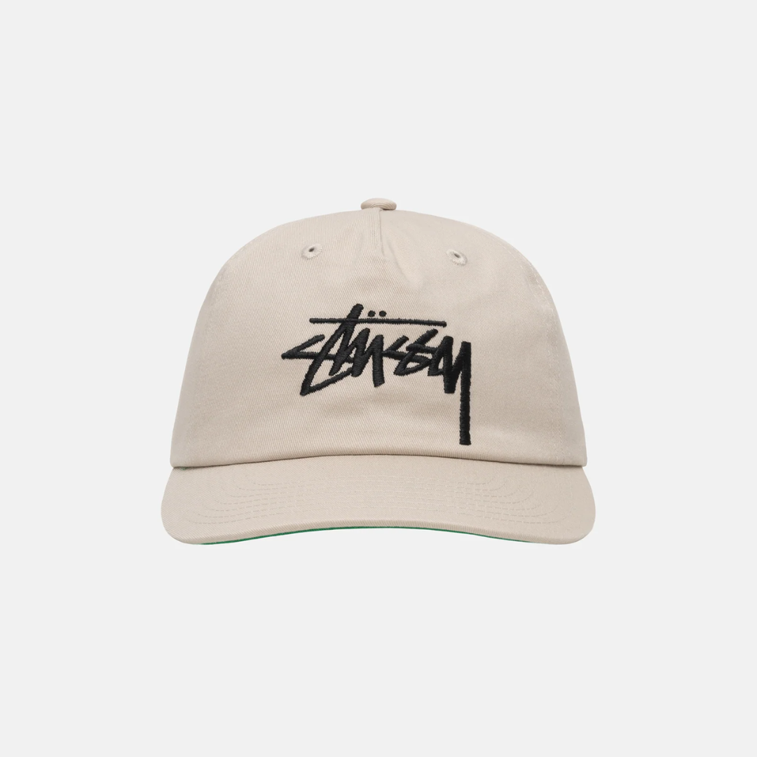 Mid-Depth Big Stock Snapback Tan