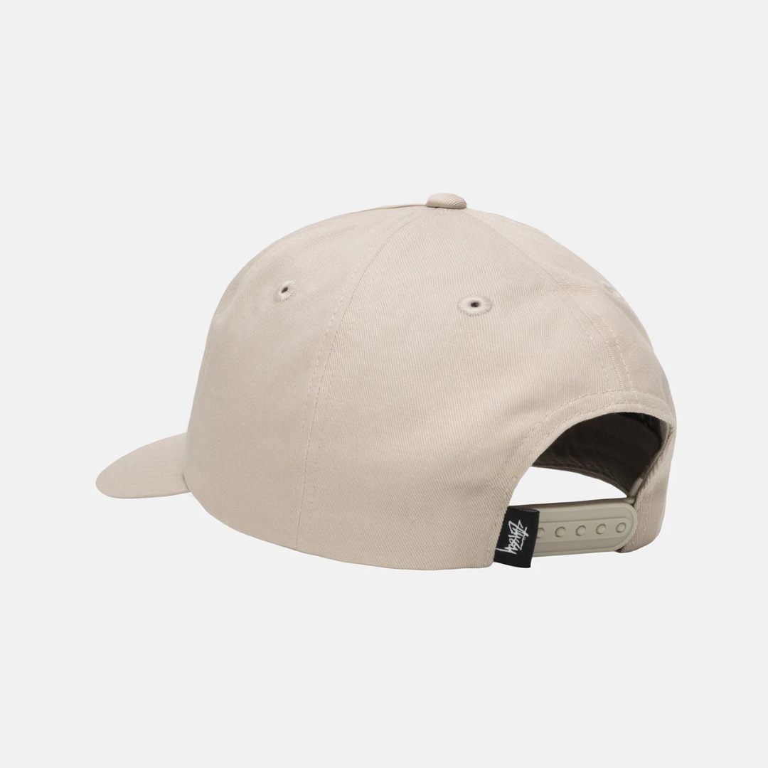 Mid-Depth Big Stock Snapback Tan