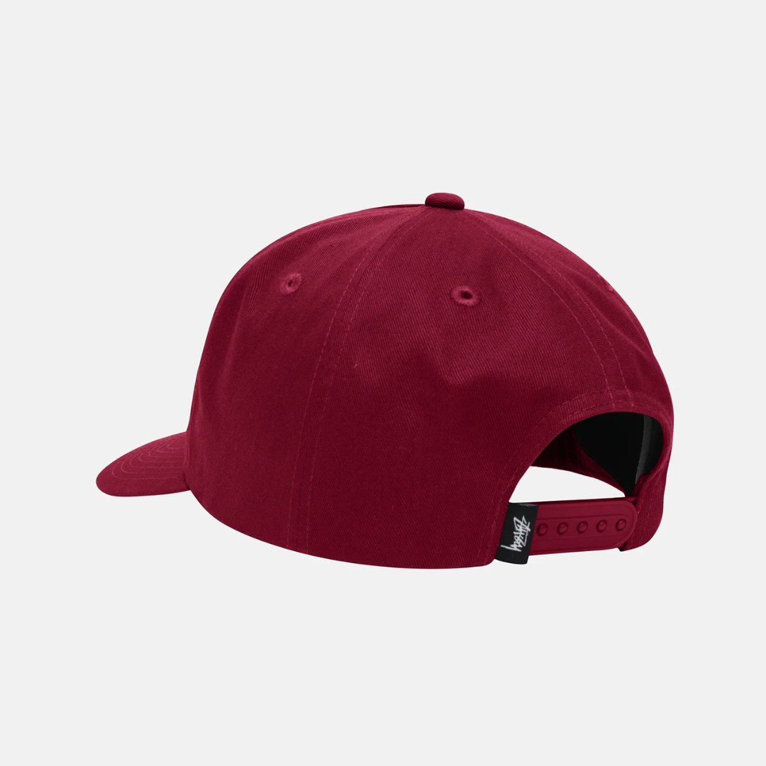 Mid-Depth Big Stock Snapback Wine