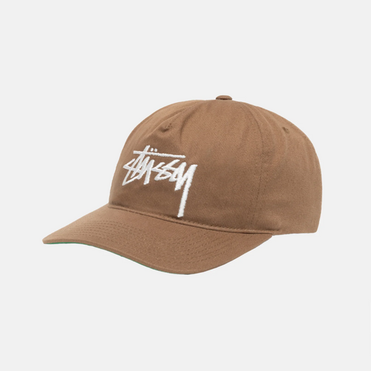 Mid-Depth Big Stock Snapback Brown