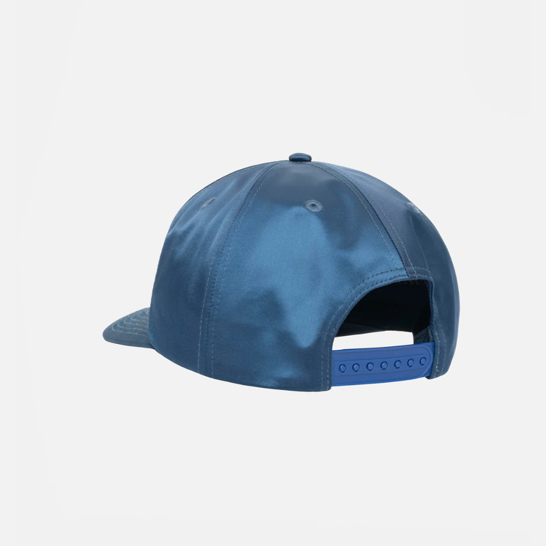 Mid Depth Burly Threads Snapback Navy