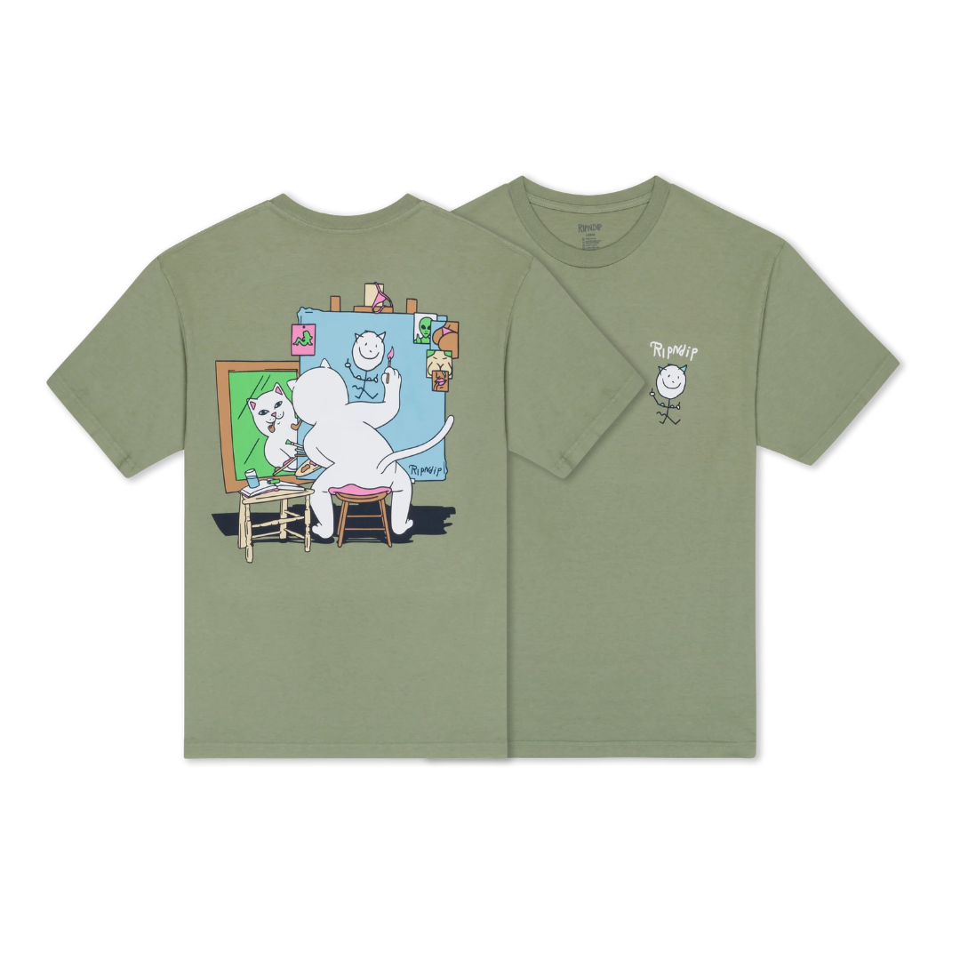 Nerman Rockwell Tee (Dusty Olive)