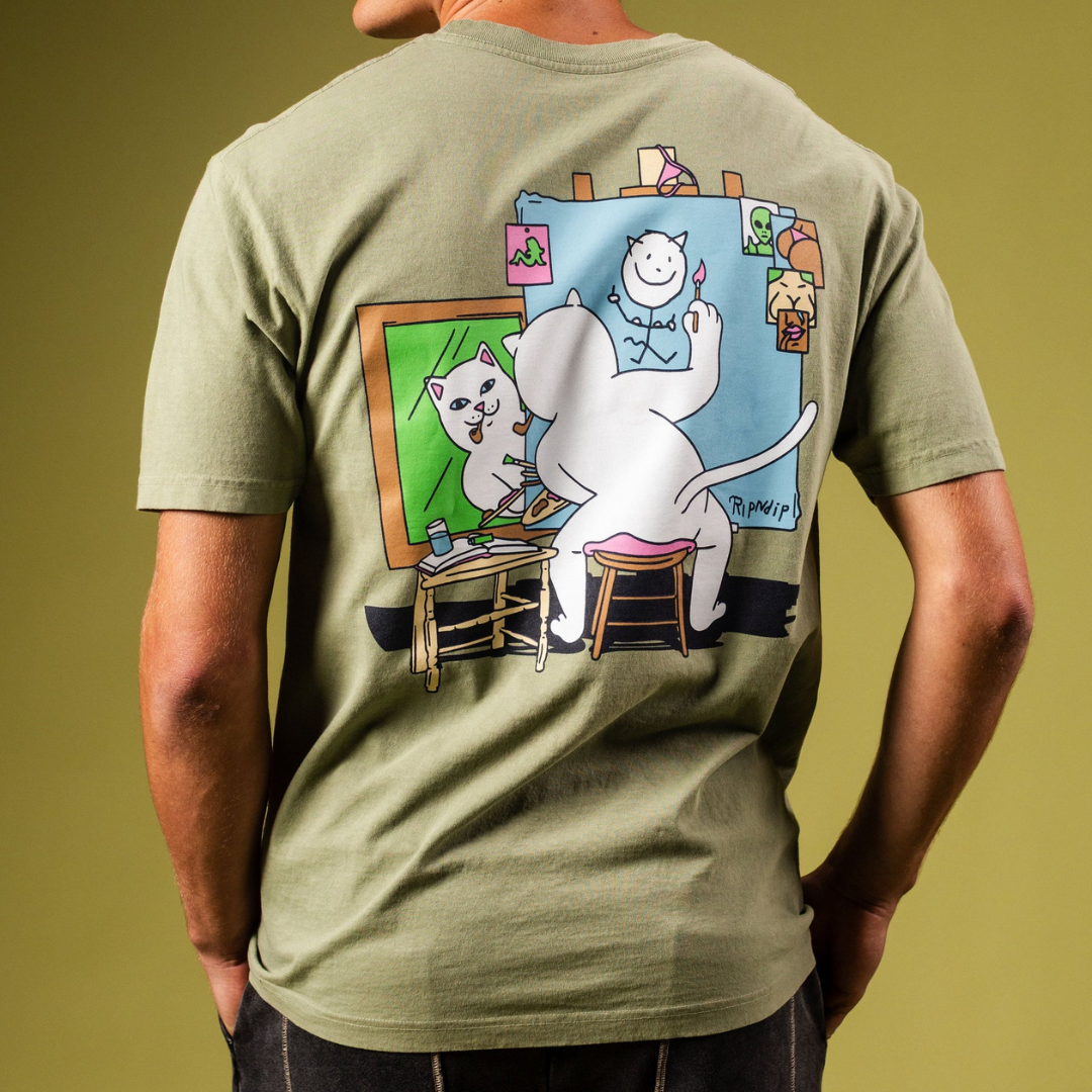 Nerman Rockwell Tee (Dusty Olive)