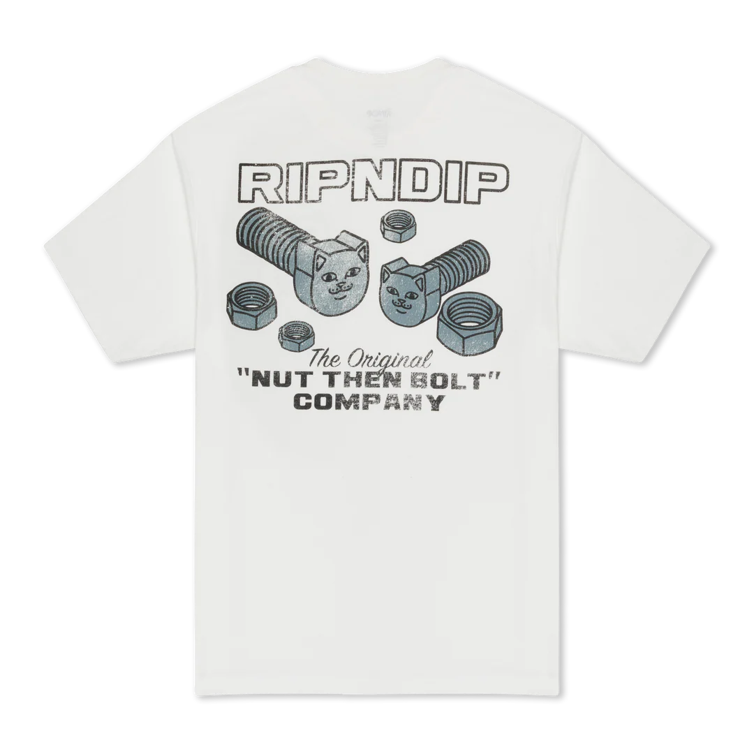 Nut Then Bolt Pocket Tee (Bone)