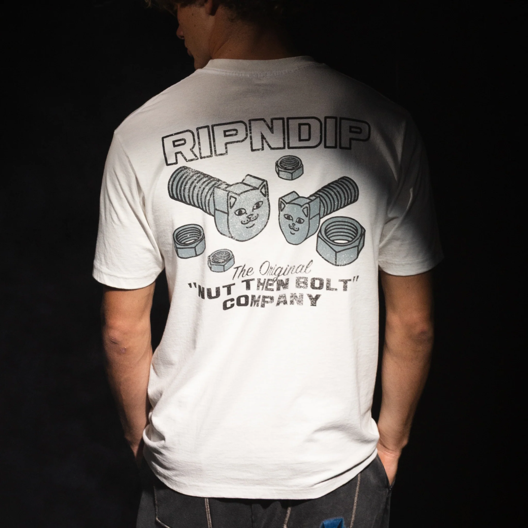 Nut Then Bolt Pocket Tee (Bone)