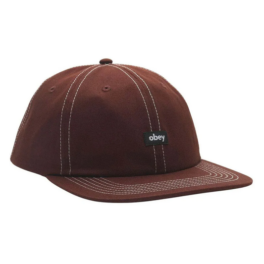 Mac 6 Panel Snapback Sepia