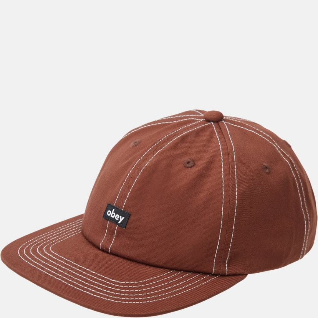 Mac 6 Panel Snapback Sepia