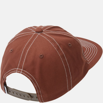 Mac 6 Panel Snapback Sepia