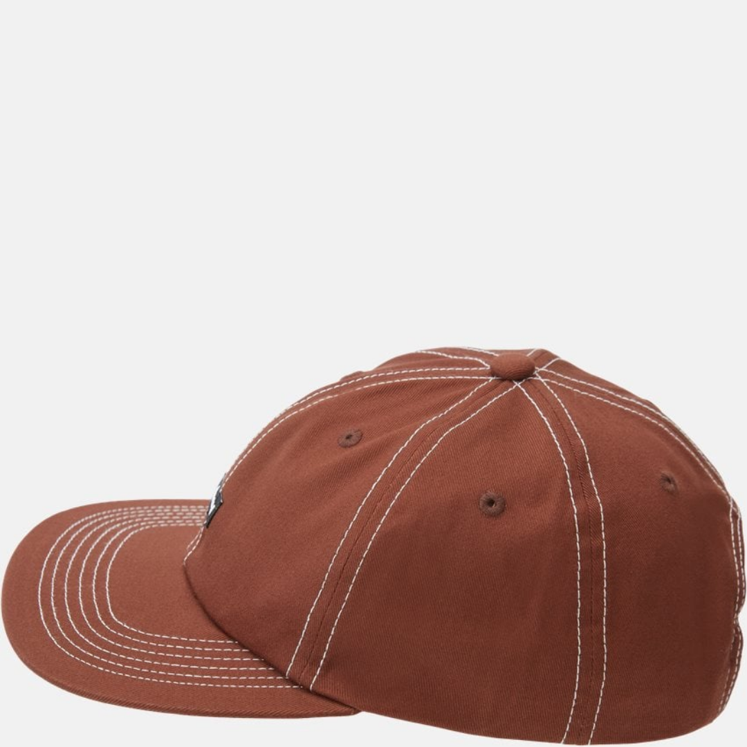 Mac 6 Panel Snapback Sepia